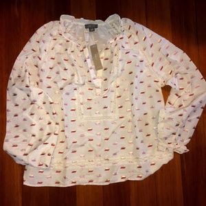 J Crew Arrow Blouse